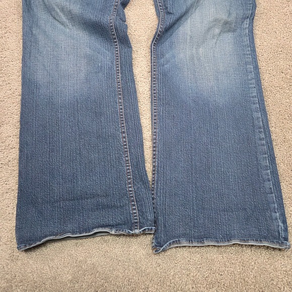 Vintage Apple Bottoms Jeans Womens 21 22 Embroidered Back Pocket Y2K Bootcut - Picture 4 of 16